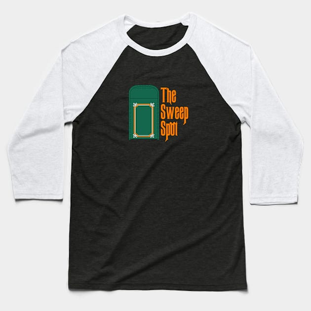 The Sweep Spot Haunted Mansion Trash Can Baseball T-Shirt by thesweepspot